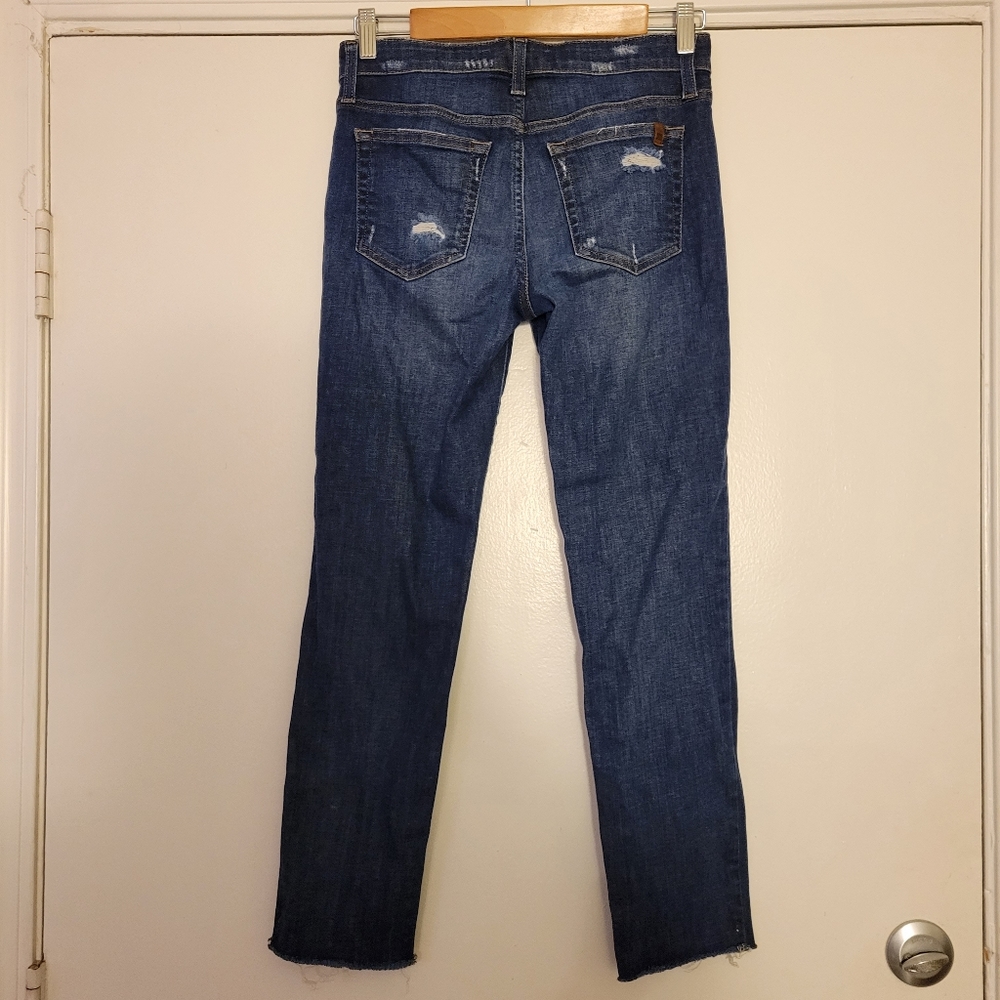 Joe's Jeans Straight Crop Distressed Jeans Size 25 - Picture 5 of 6